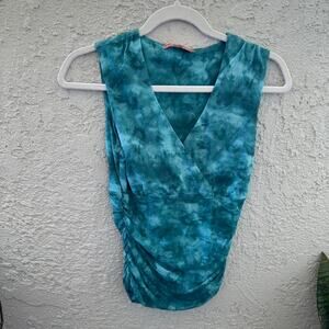 Y2k blue top